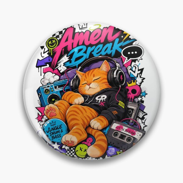 Item preview, Amen Break. Jungle Drum and Bass. designed and sold by Birdie and Flynn.