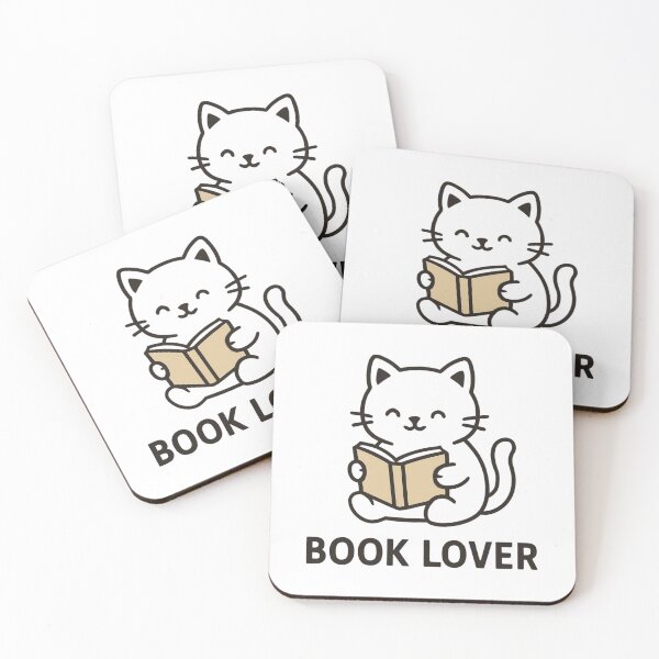 Artikelvorschau, Bücherliebhaberin, gemütliche Lesekatze entworfen und verkauft von Noxivora.