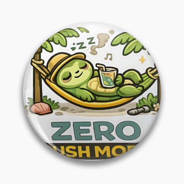 Item preview, Funny Chill Lifestyle Shirt Zero Rush Mode Relax Humor Tee for Introverts designed and sold by Denik Daily Crisis.
