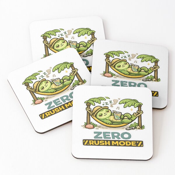 Item preview, Funny Chill Lifestyle Shirt Zero Rush Mode Relax Humor Tee for Introverts designed and sold by Denik Daily Crisis.