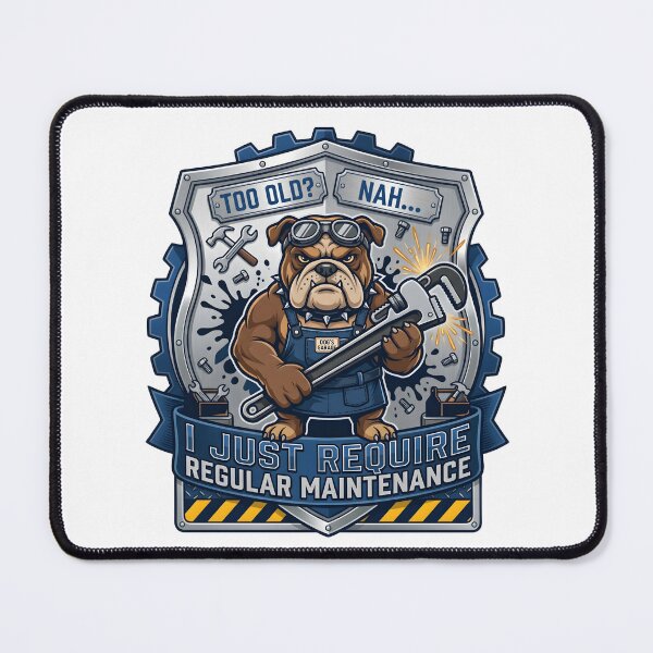 Item preview, Bulldog Mechanic Shirt – Funny Garage Humor Design designed and sold by relso.