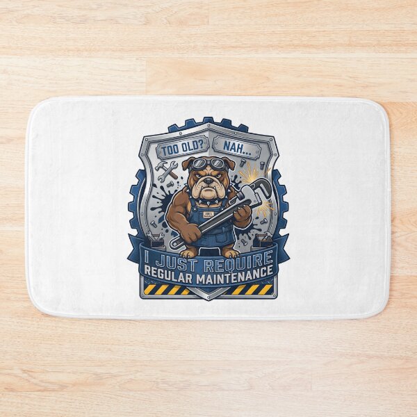 Item preview, Bulldog Mechanic Shirt – Funny Garage Humor Design designed and sold by relso.