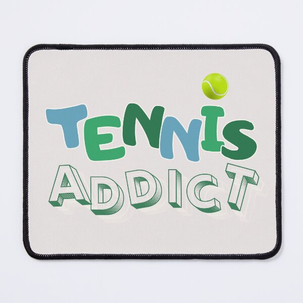 Item preview, Tennis Addict Typography designed and sold by LifeParody.