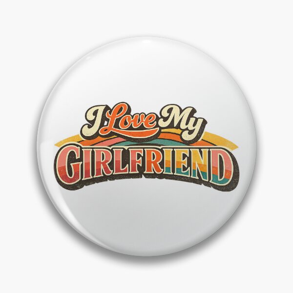 Item preview, I Love My GirlFriend, Retro Vintage Style designed and sold by graphic-genie.