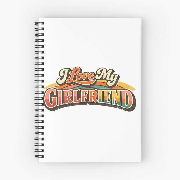 Artikelvorschau, Ich liebe meine Freundin, Retro-Vintage-Stil entworfen und verkauft von graphic-genie.