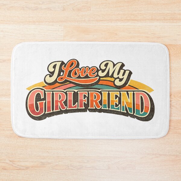 Item preview, I Love My GirlFriend, Retro Vintage Style designed and sold by graphic-genie.