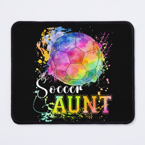 Item preview, Rainbow Watercolor Soccer Aunt Tee designed and sold by LarryMBrown.