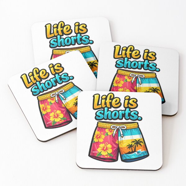 Item preview, Life is shorts lifestyle designed and sold by color4all.