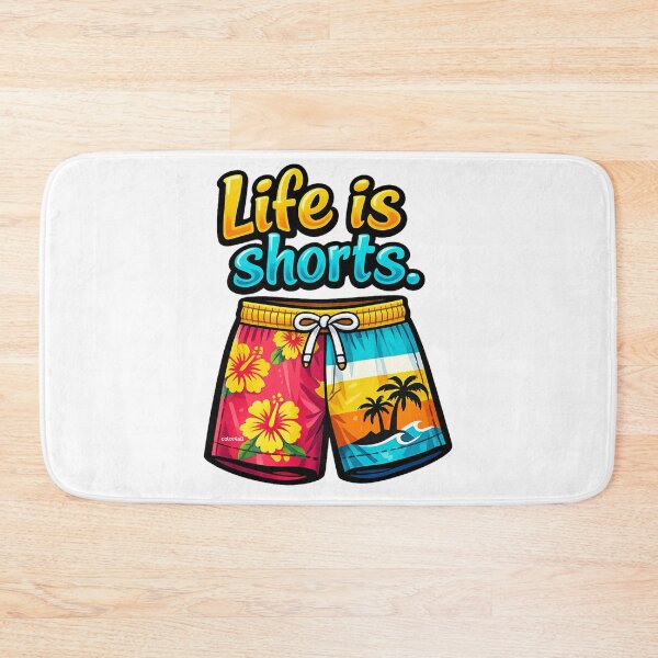 Item preview, Life is shorts lifestyle designed and sold by color4all.