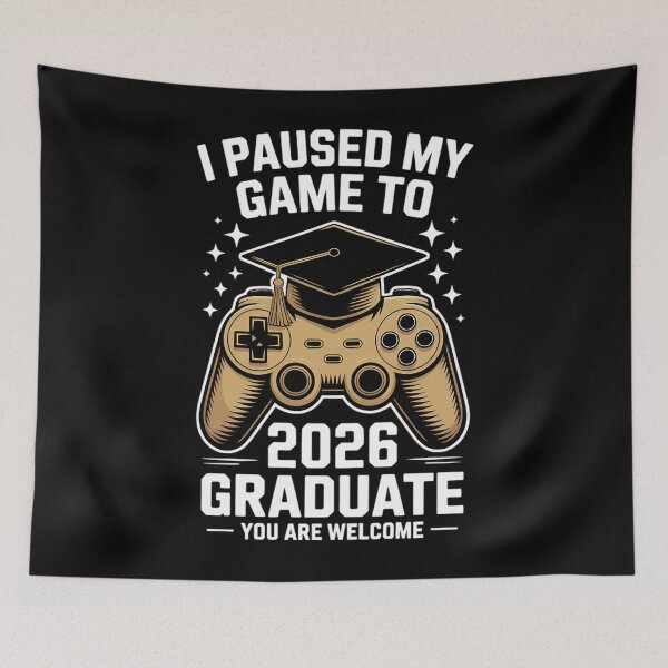 Artikelvorschau, Nerdy Ich habe mein Spiel pausiert, um meinen Abschluss 2025 zu machen entworfen und verkauft von TrinaEspinoza.