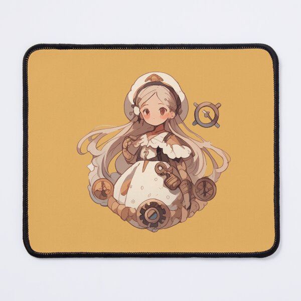 Item preview, Vintage Steampunk Girl White Hat and Golden Gear Details designed and sold by LaronManita.
