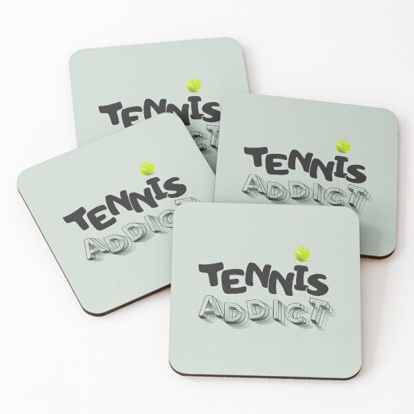 Item preview, Tennis Addict Typography designed and sold by LifeParody.