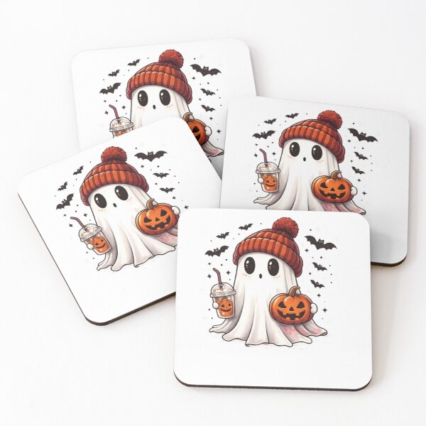 Item preview, Cute Halloween Ghost Sticker | Kawaii Spooky Ghost Aesthetic designed and sold by Introvert92.