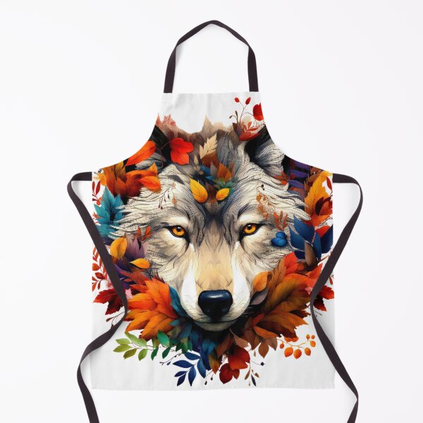 Item preview, Majestic Wolf Exotic Graphic Art Autumn Botanical Design designed and sold by DEC02.