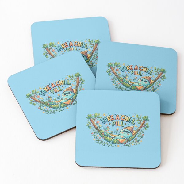 Item preview, Take A Chill Pill Whimsical Cloud Art designed and sold by TB-73.