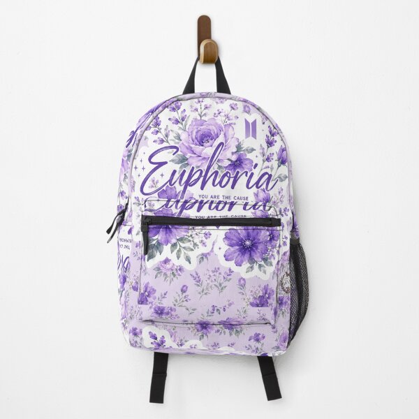Item preview, Purple Floral Euphoria Sticker – Aesthetic Lavender Flower Design designed and sold by JTitli.