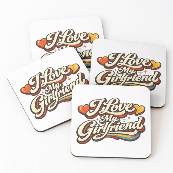Item preview, I Love My GirlFriend, Retro Vintage Style designed and sold by graphic-genie.