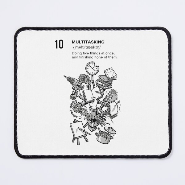 Item preview, Multitasking Definition designed and sold by 88art-Lab.