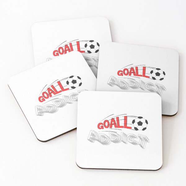 Item preview, Goal Addict Football Typography designed and sold by LifeParody.