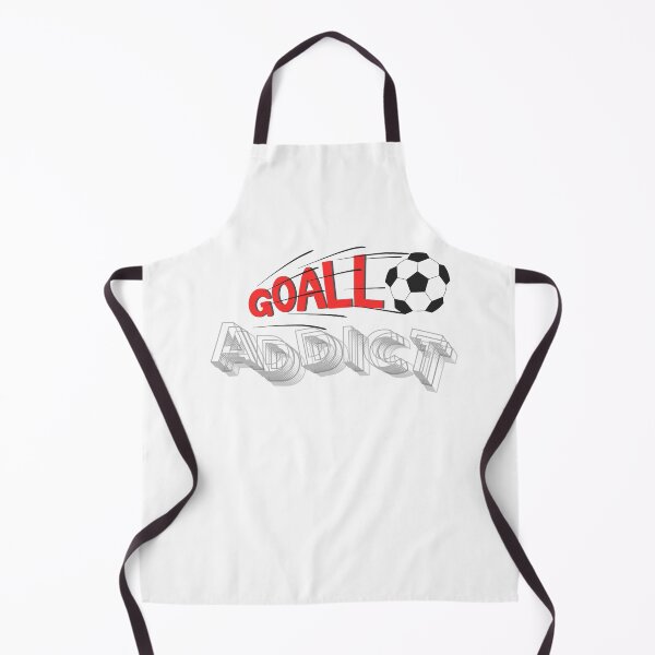 Aperçu de l'œuvre Typographie du football Goal Addict créée et vendue par LifeParody.