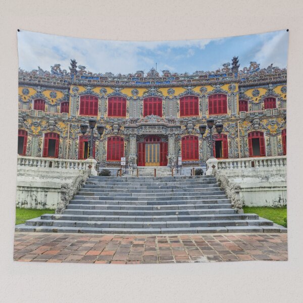 Item preview, Kien Trung Palace, Hue - Imperial City Mosaic Splendor | Vietnam Royal Heritage Art designed and sold by Ross.A.Campbell.