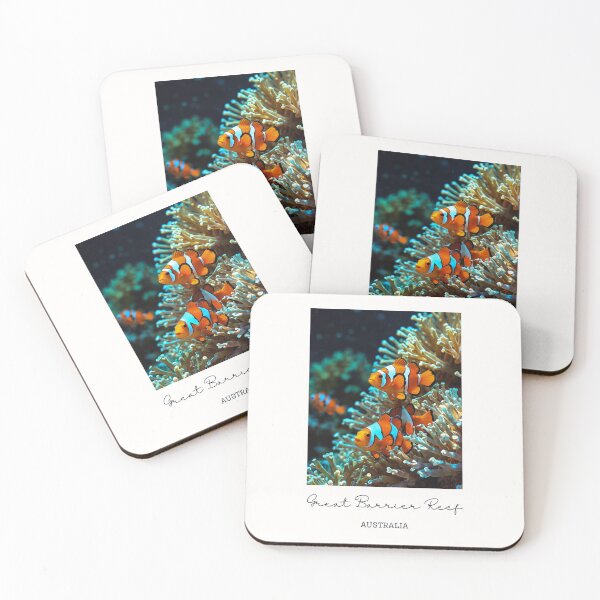 Item preview, Great Barrier Reef Clownfish - Vintage Souvenir designed and sold by twentytwo ART souvenir designs.