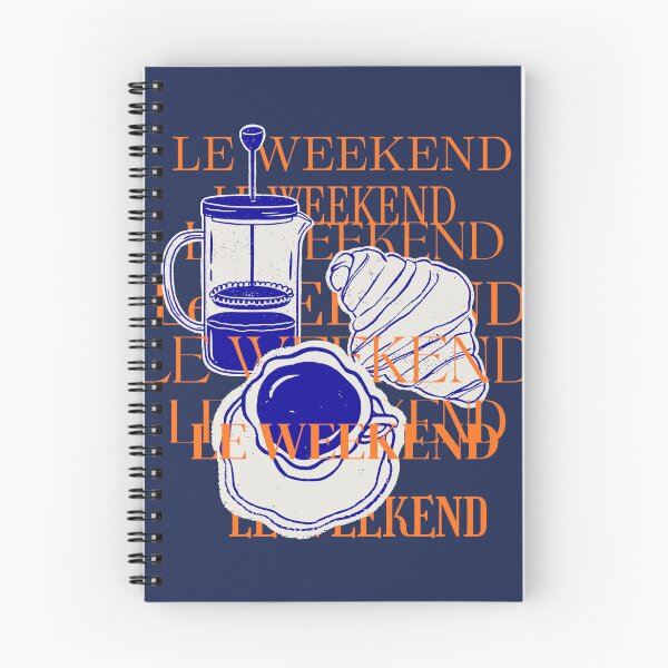 Item preview, Le weekend coffee and croissant designed and sold by InkRiot Studios.