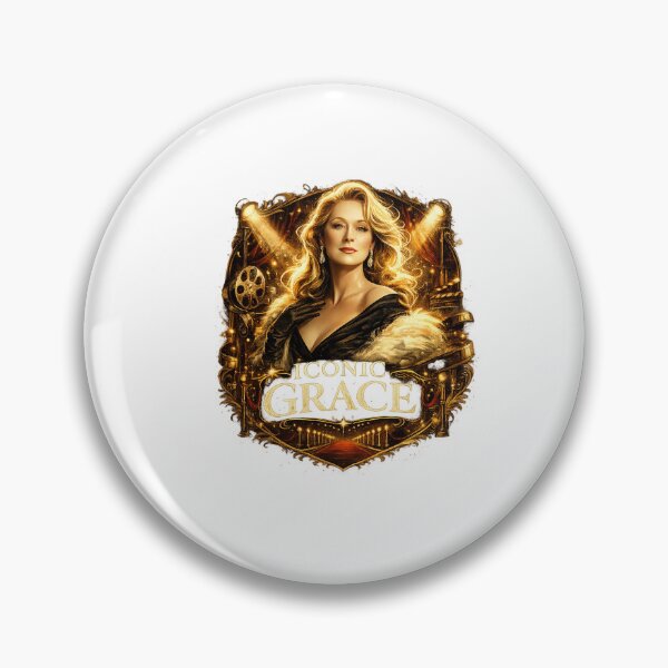 Item preview, Camiseta de estilo vintage de Hollywood inspirada en Meryl Streep | Iconic Grace Design designed and sold by Mukesh Saxena.