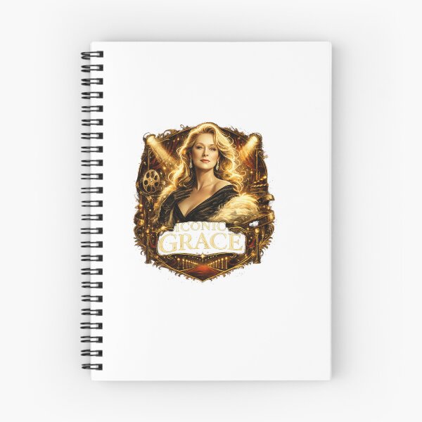 Item preview, Meryl Streep Inspired Vintage Hollywood T-Shirt | Iconic Grace Design designed and sold by Mukesh Saxena.