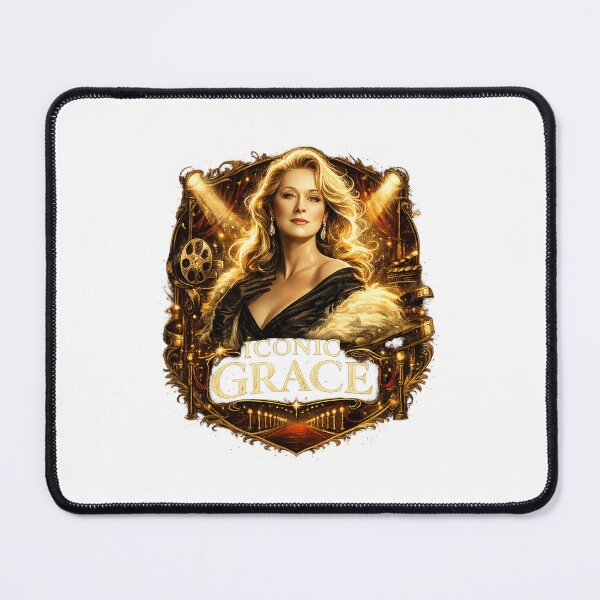 Item preview, Meryl Streep Inspired Vintage Hollywood T-Shirt | Iconic Grace Design designed and sold by Mukesh Saxena.