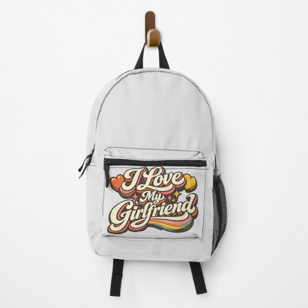 Item preview, I Love My GirlFriend, Retro Vintage Style designed and sold by graphic-genie.