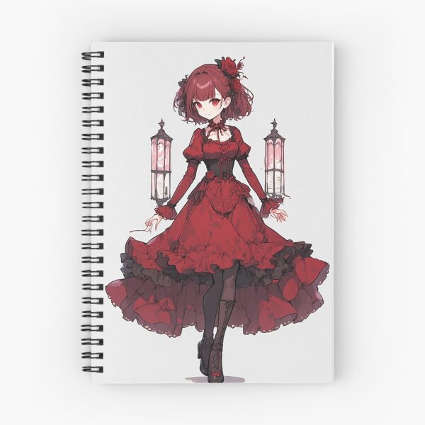Item preview, Elegant Victorian anime vampire girl designed and sold by ArtsJulian.