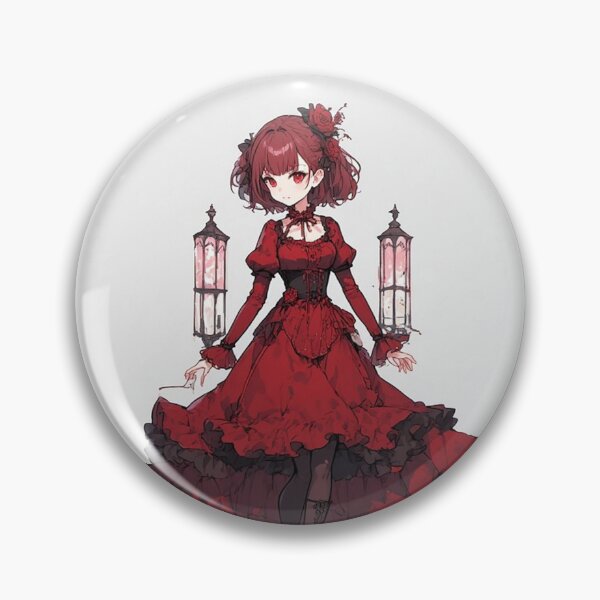 Item preview, Elegant Victorian anime vampire girl designed and sold by ArtsJulian.