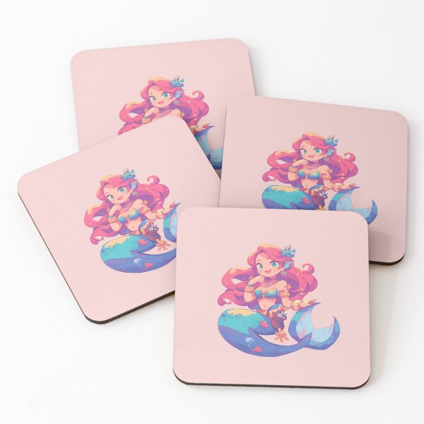 Item preview, Beautiful Pink Hair Mermaid Swimming  designed and sold by LaronManita.