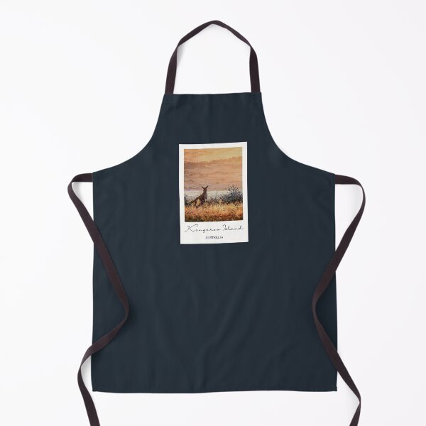 Item preview, Kangaroo Island Kangaroo Golden Hour - Vintage Souvenir designed and sold by twentytwo ART souvenir designs.