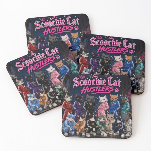 Item preview, Scoochie Cat Hustlers designed and sold by Designs-By-Suga.