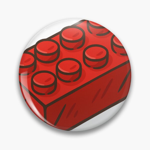 Item preview, Red LEGO Building Brick Toy Inspired Minimal Collectible Design designed and sold by Jacob Shankel.