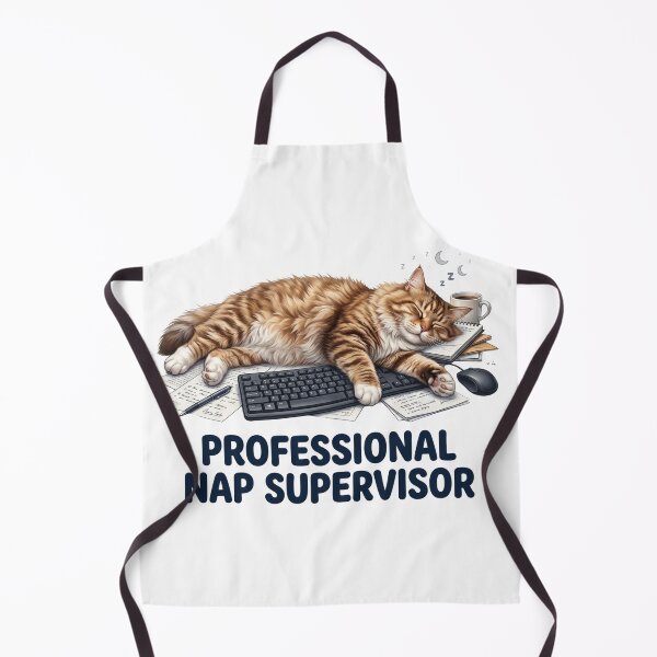Item preview, Sleepy Cat Professional Nap Supervisor designed and sold by pradeepvisuals.