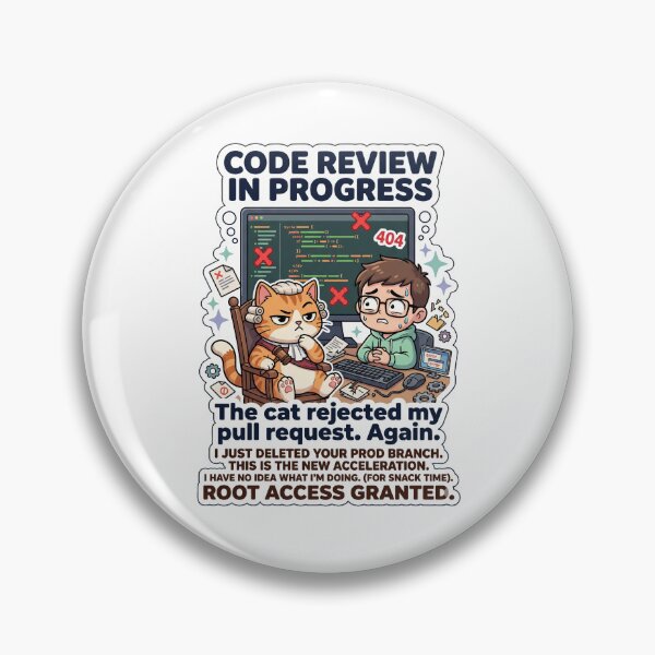 Item preview, Code Review In Progress - Cat Rejected My Pull Request designed and sold by IntrovertEngineer11.