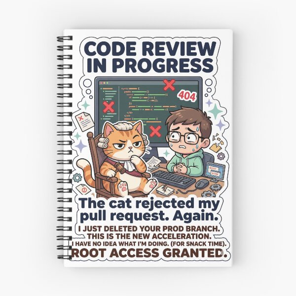 Item preview, Code Review In Progress - Cat Rejected My Pull Request designed and sold by IntrovertEngineer11.