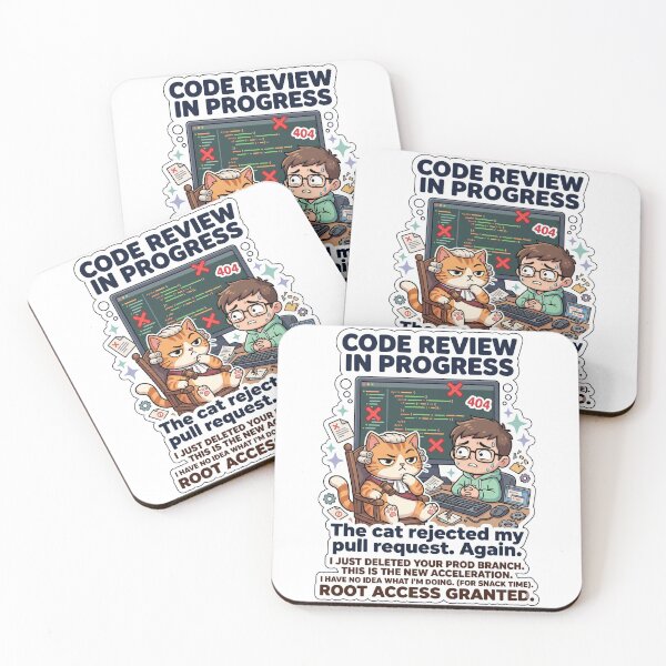 Item preview, Code Review In Progress - Cat Rejected My Pull Request designed and sold by IntrovertEngineer11.