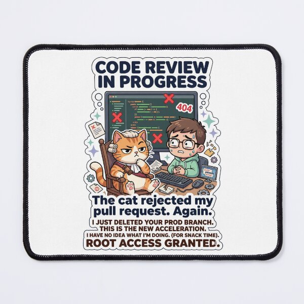 Item preview, Code Review In Progress - Cat Rejected My Pull Request designed and sold by IntrovertEngineer11.