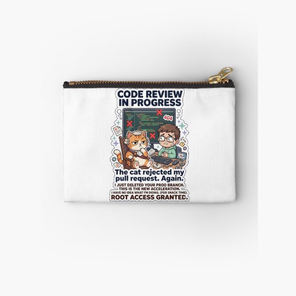 Item preview, Code Review In Progress - Cat Rejected My Pull Request designed and sold by IntrovertEngineer11.