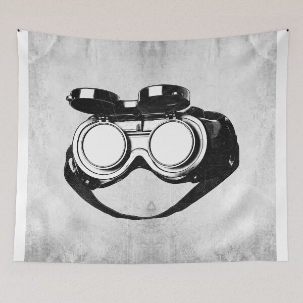 Item preview, Foldable Double-Lens Welding Goggles Industrial Workshop designed and sold by Ghoul Enterprises.