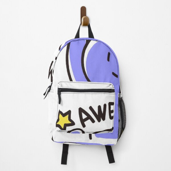 Artikelvorschau, Cute Blue Character Awesome Positive Vibes Doodle entworfen und verkauft von AnyeloDesign.