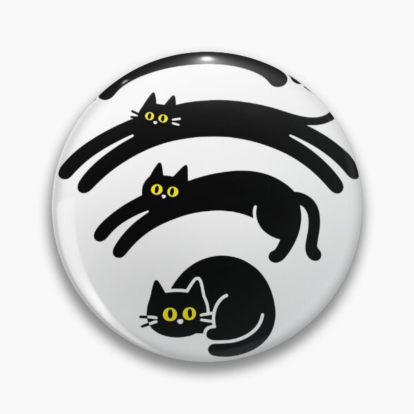 Item preview, Funny Free Falling Black Cats designed and sold by Peac7e.