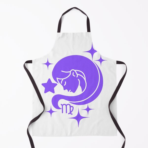 Item preview, Virgo Zodiac Symbol & Stars Purple Celestial Minimalist Illustration designed and sold by Niji Hibana.