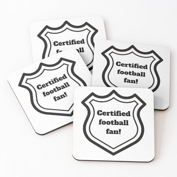 Item preview, Certified football fan badge designed and sold by TB-73.