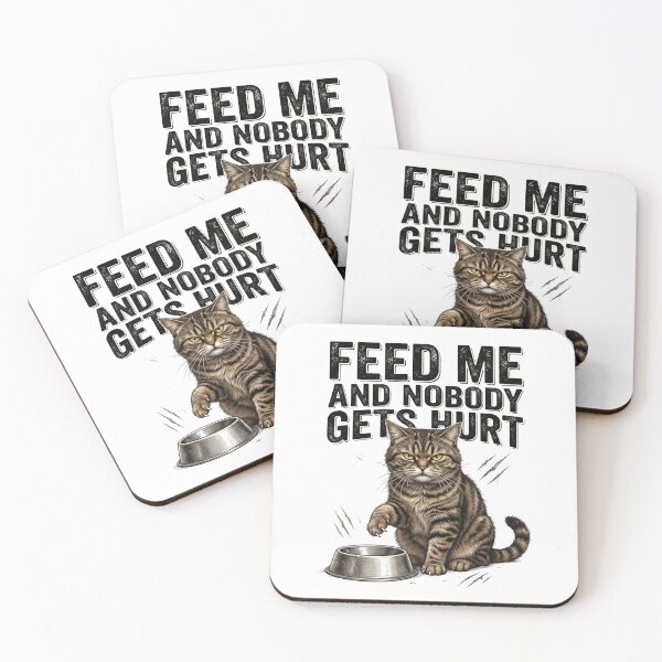 Item preview, Feed Me Funny Grumpy Cat Artwork designed and sold by pradeepvisuals.