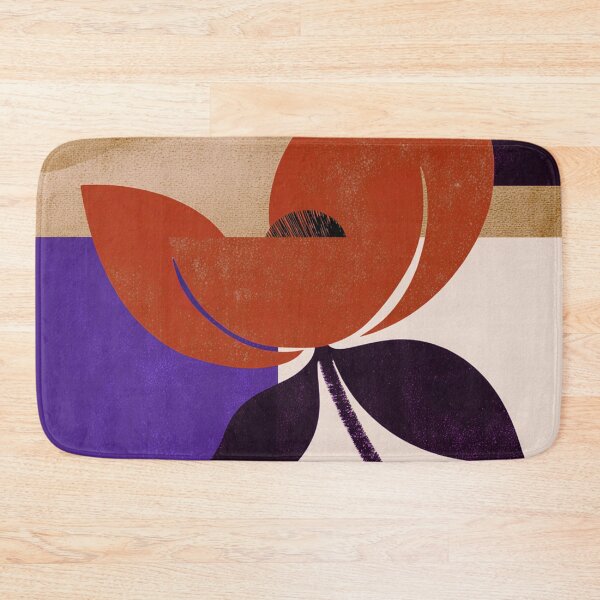 Item preview, Velvet Bloom in Purple Geometry designed and sold by joycrysstudio.